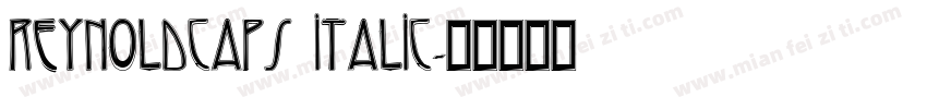ReynoldCaps Italic字体转换